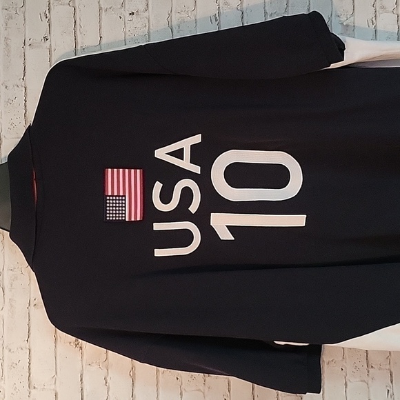 Polo By Ralph Lauren, Team USA #10, Polo Shirt, Navy, Size 4XB. - Picture 7 of 15